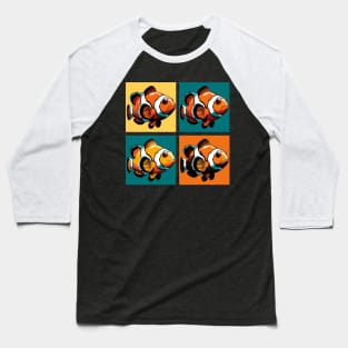 Pop Clownfish - Cool Aquarium Fish Baseball T-Shirt